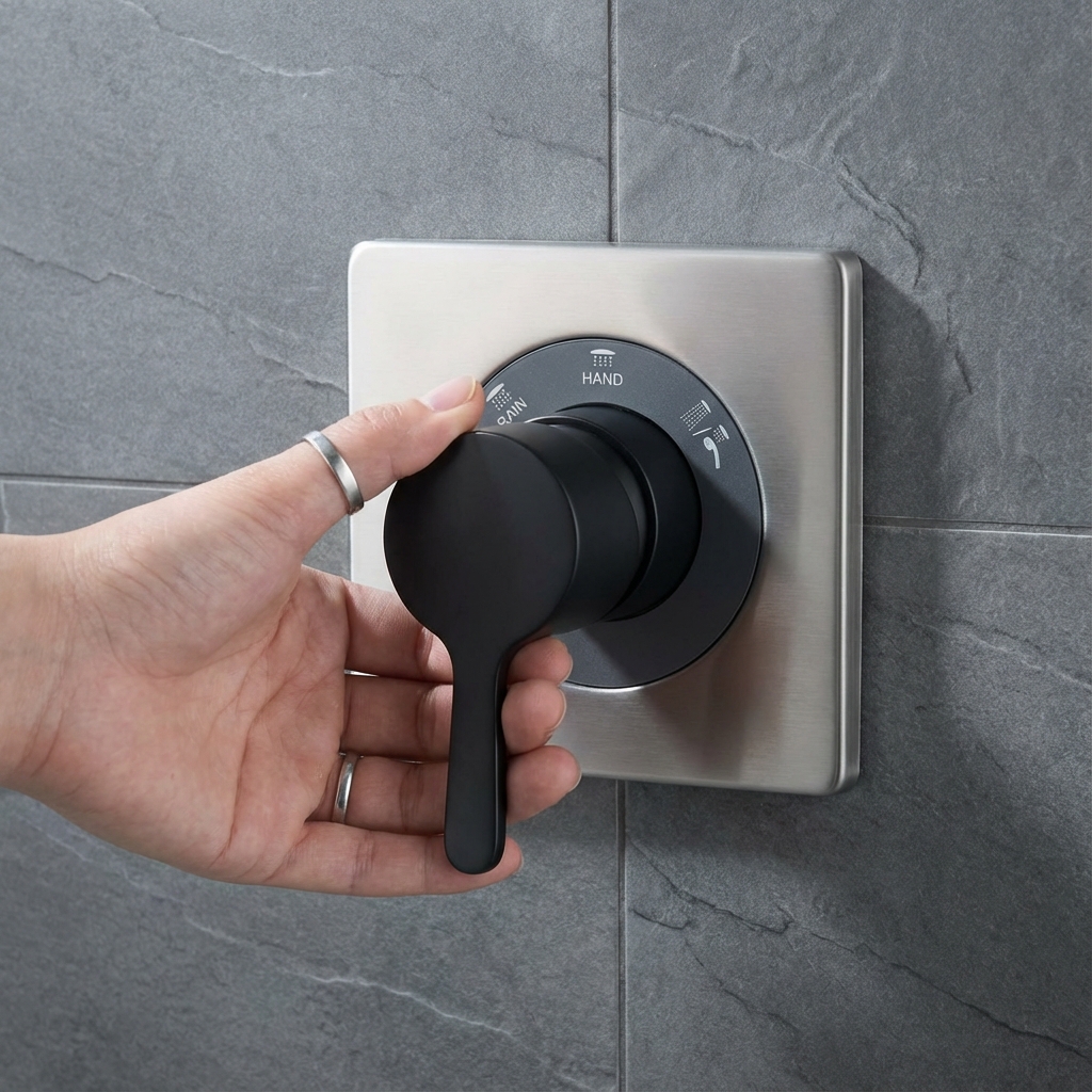 BOZYBO diverter switch close-up